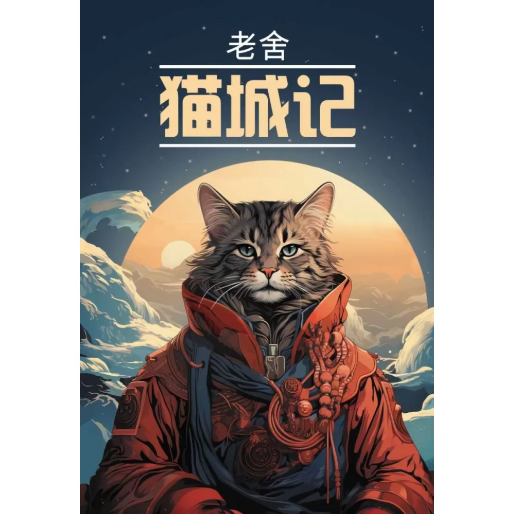 Книга "Записки о кошачьем городе" (китайск.яз.), Лао Шэ