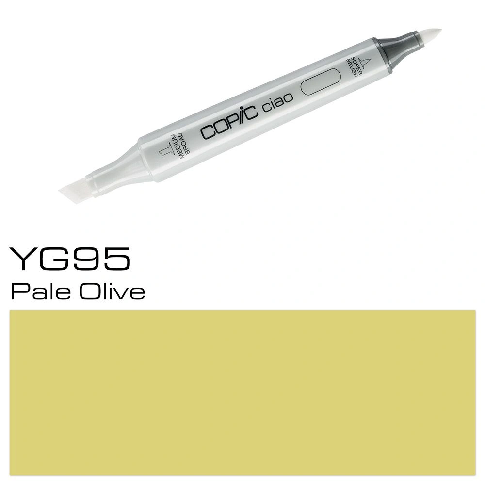 Маркер перманентный "Copic ciao", YG-95 бледно-оливковый