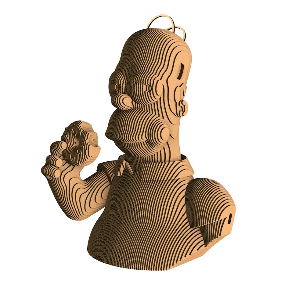 Пазл картонный 3D "Бюст Гомер"