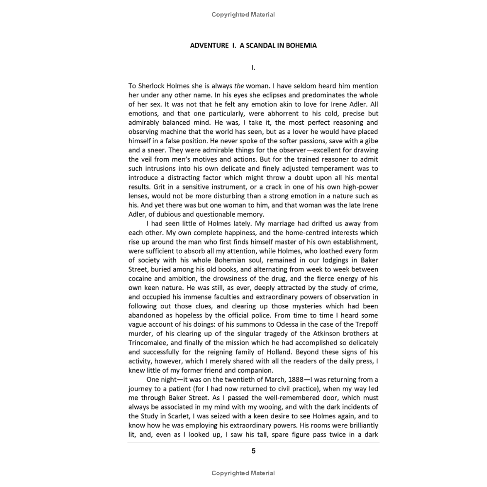 Книга на английском языке "The Adventures of Sherlock Holmes", Arthur Conan Doyle - 5