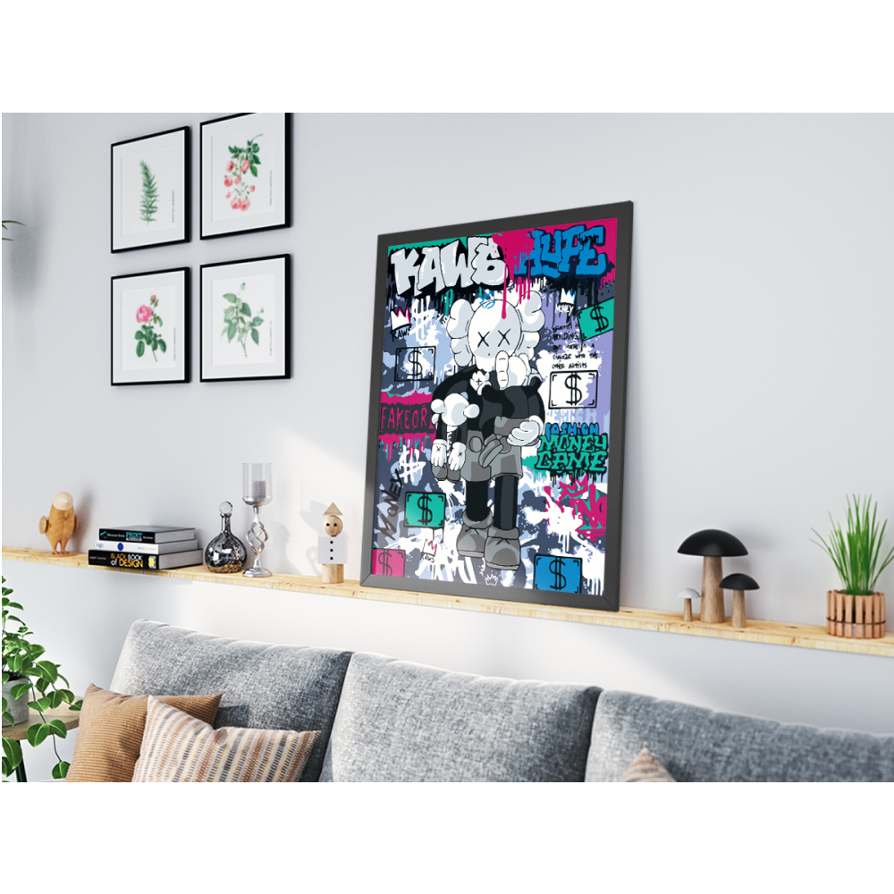 Картина по номерам "Kaws Hype" - 2