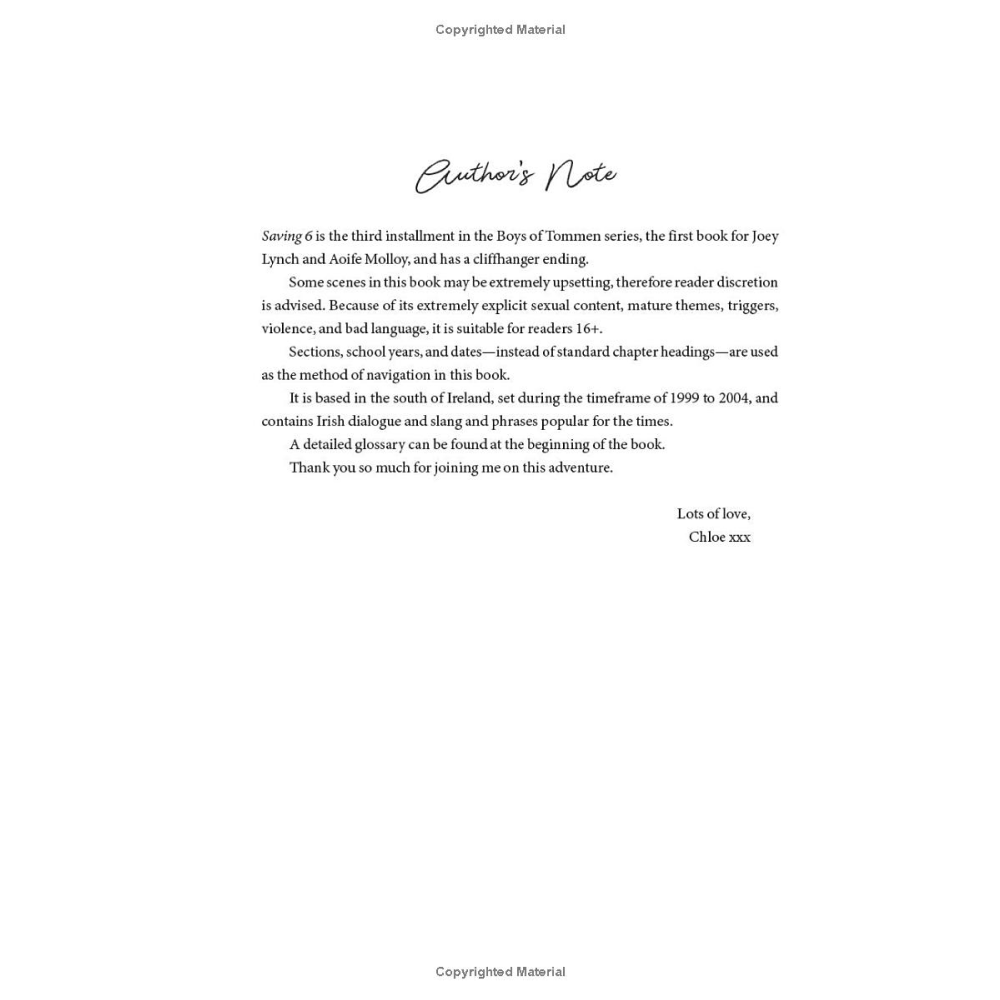 Книга на английском языке "Saving 6", Chloe Walsh - 5