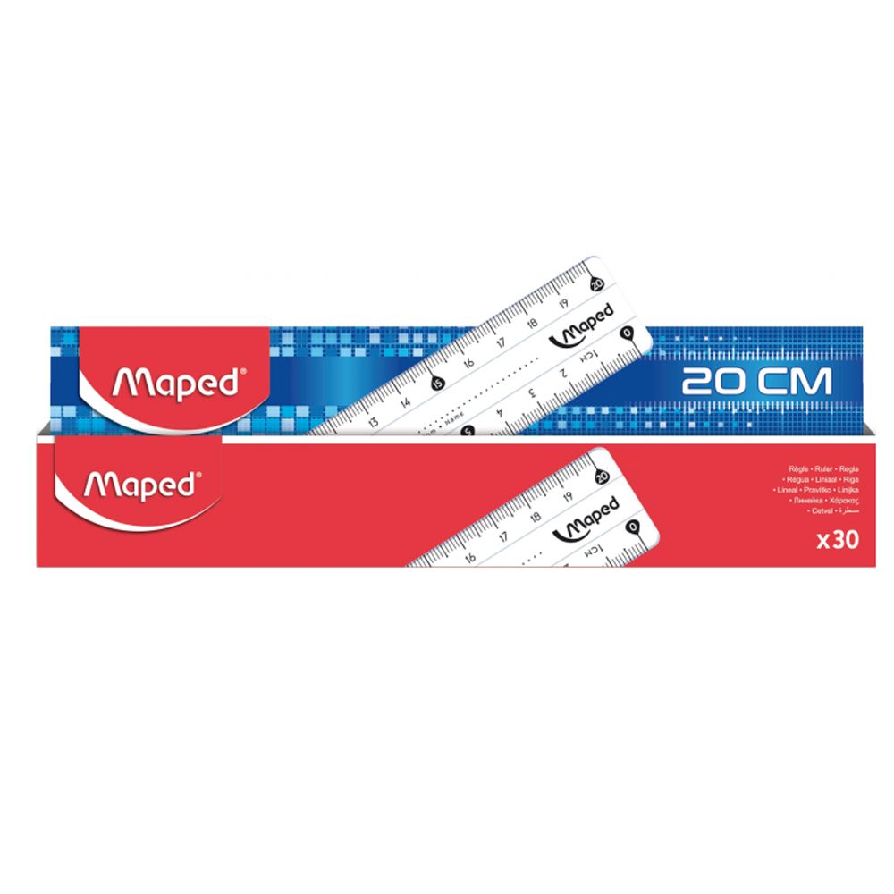 Линейка Maped "Кристалл", 20 см, прозрачный - 2
