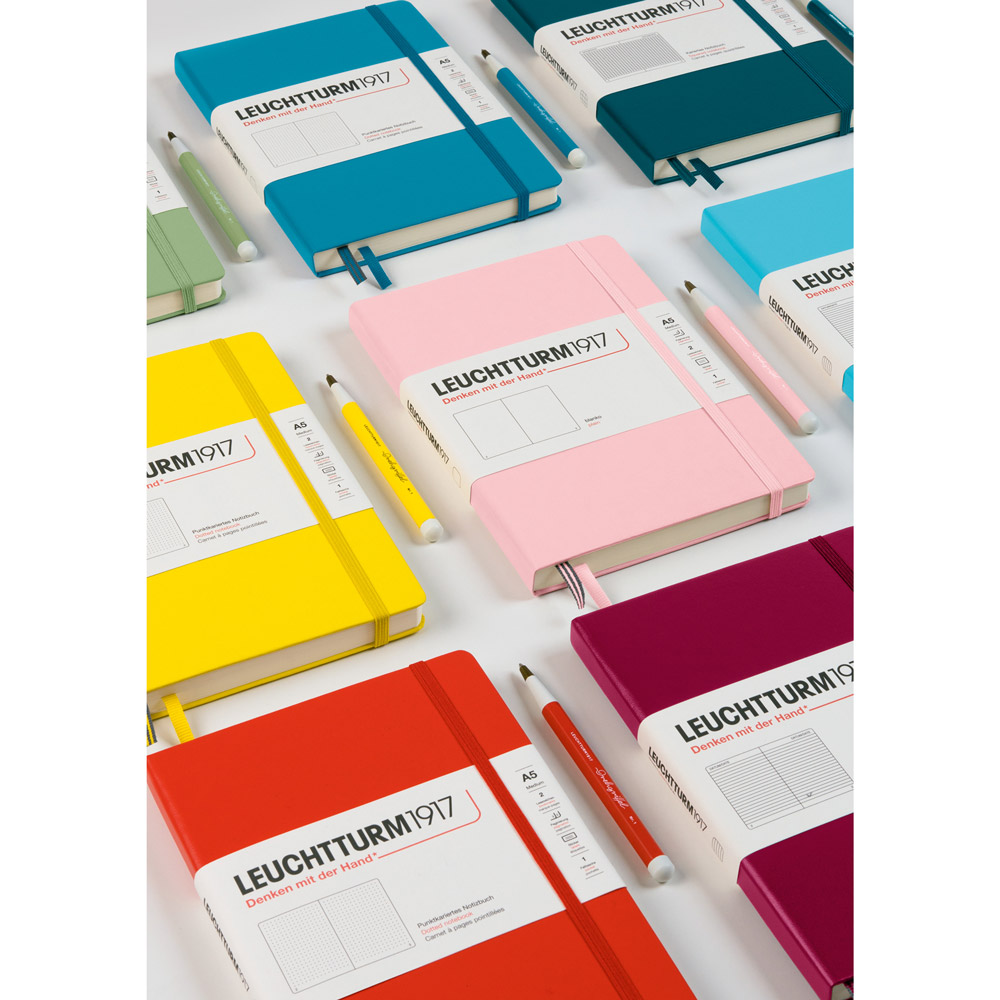 Блокнот "Leuchtturm1917. Classic", А5, 125 листов, клетка, пудровый - 4