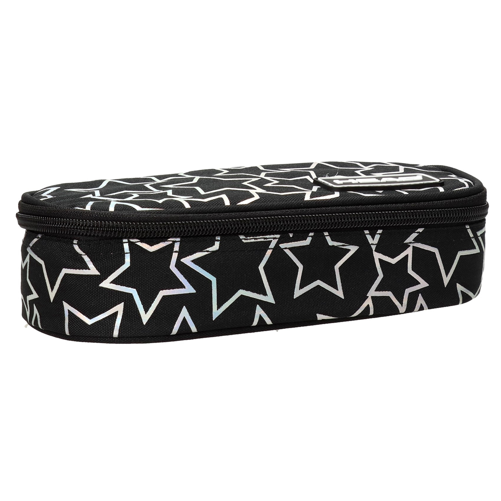 Пенал "Holo effect star lights", 1 отделение, черный - 3