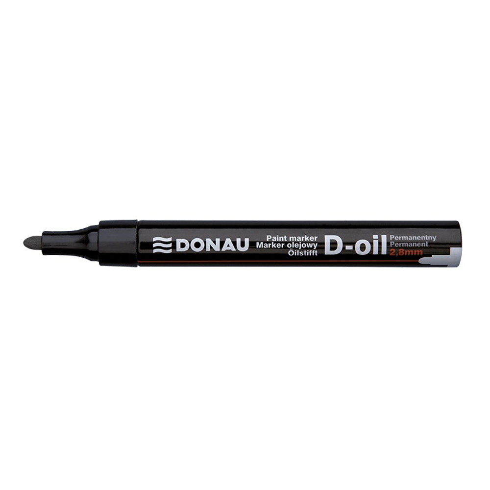 Маркер перманентный на нитрокраске "Donau D-Oil", черный - 3