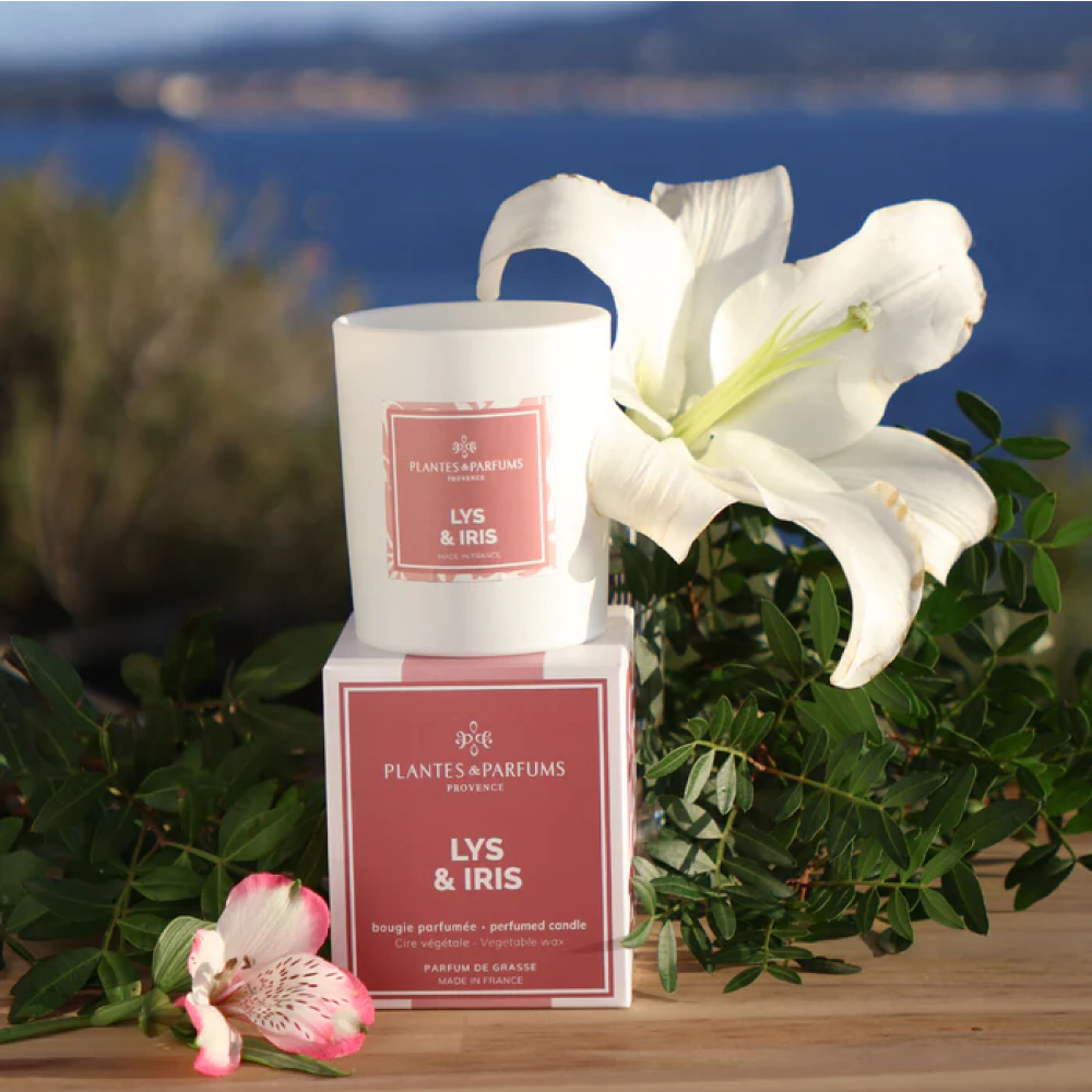 Свеча ароматическая PLANTES&PARFUMS "Lily & Iris", 180 гр - 2
