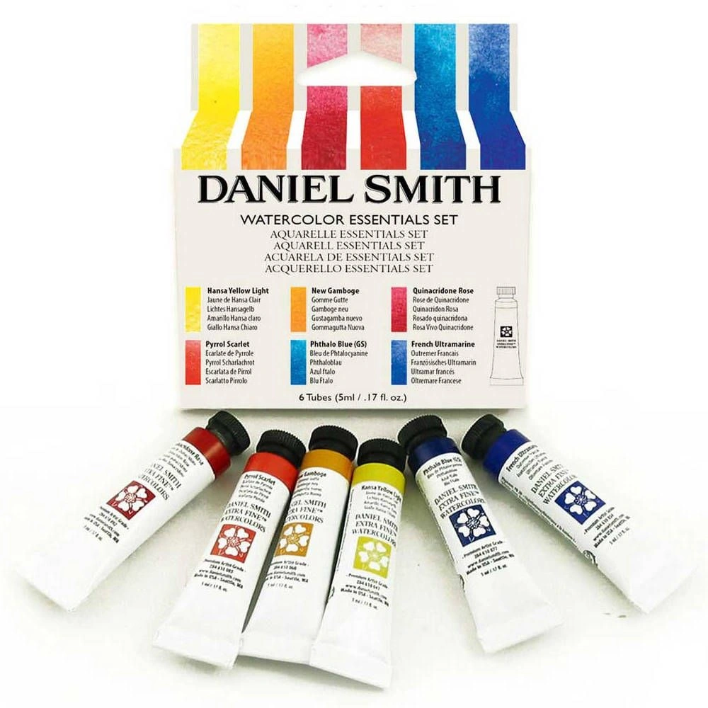 Набор акварели "Daniel Smith" Основные цвета, 6 цветов, тубы