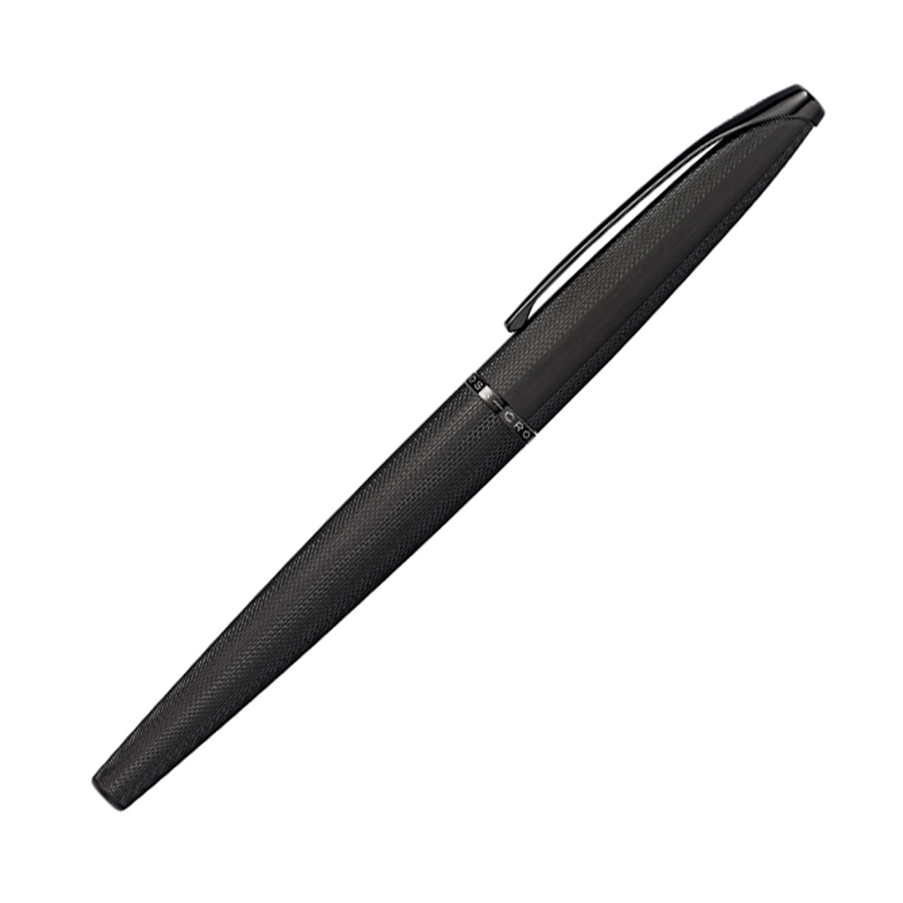 Ручка перьевая Cross "ATX Brushed Black PVD", M, черный, патрон черный - 2