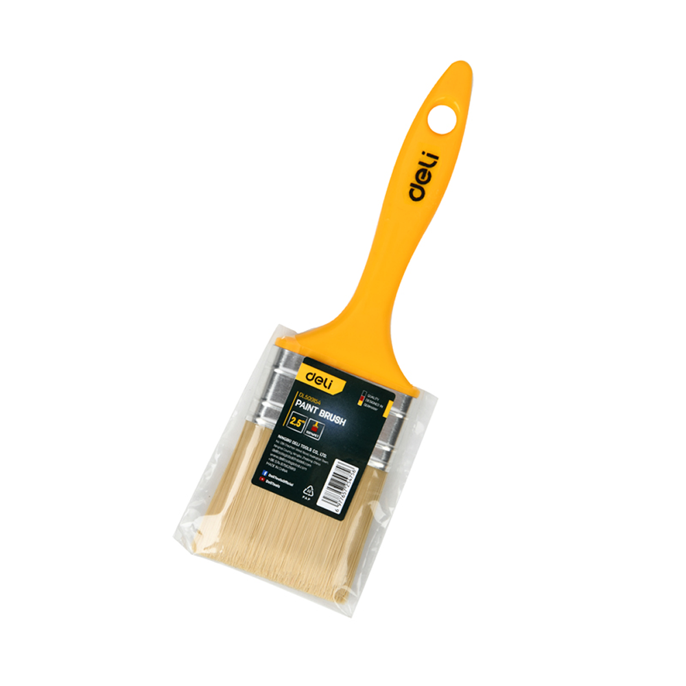 Кисть малярная Deli YS EDL509154, плоская, 2.5"-63 мм, смешанная щетина