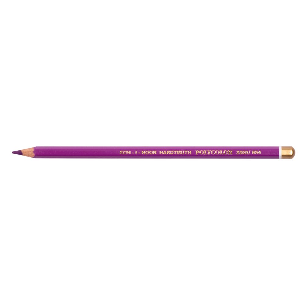 Карандаш цветной Koh-I-Noor "Polycolor 3800", 654 красно-фиолетовый темный