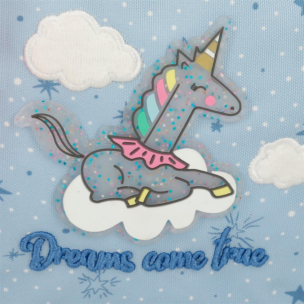 Рюкзак школьный Enso "Dreams come true", L, голубой, розовый - 7