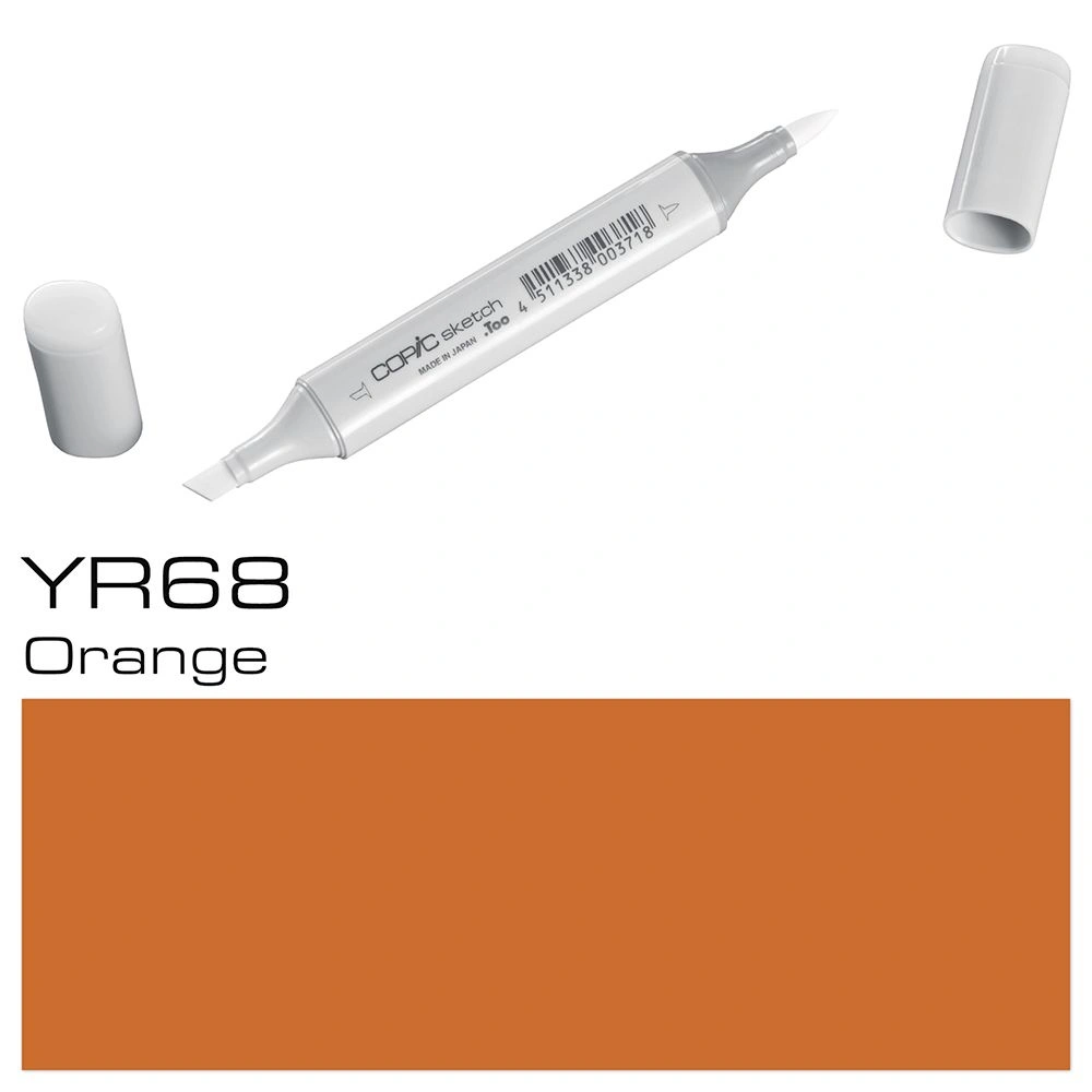 Маркер перманентный "Copic Sketch", YR-68 оранжевый