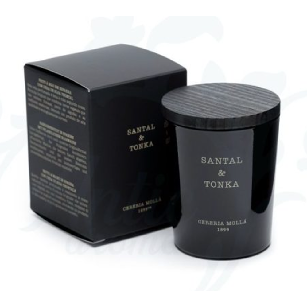 Свеча ароматическая CERERIA MOLLA "Santal & Tonka", 70 гр, подарочная упаковка