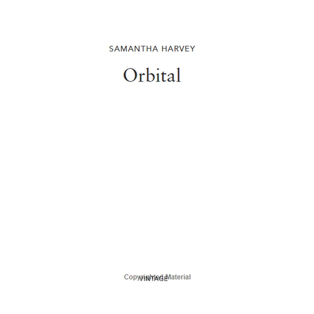 Книга на английском языке "Orbital", Samantha Harvey  - 4