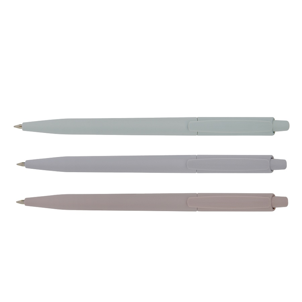 Ручка шариковая "SlimClick. Morandi", 0.5 мм., пластиковая, ассорти, синий - 2