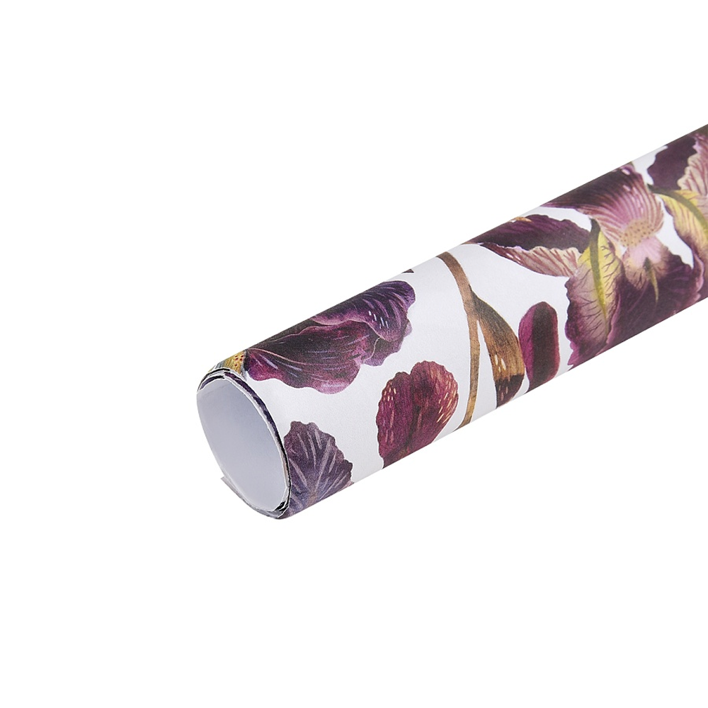 Бумага декоративная в рулоне "Flora. Ирисы", 1 x 0,7 м - 4