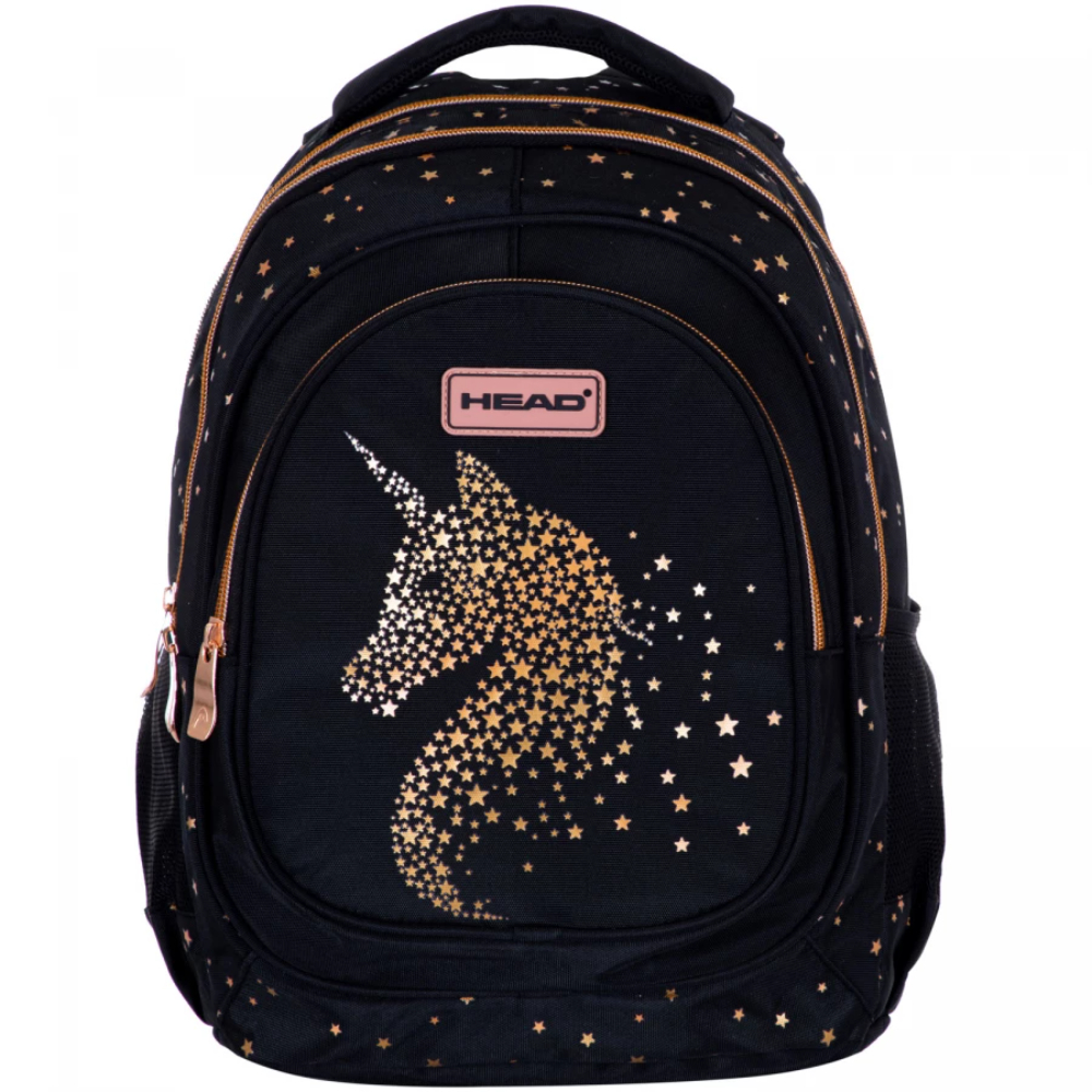 Рюкзак детский Astra "Head Golden Effect Classy Gold", черный, золотой - 2