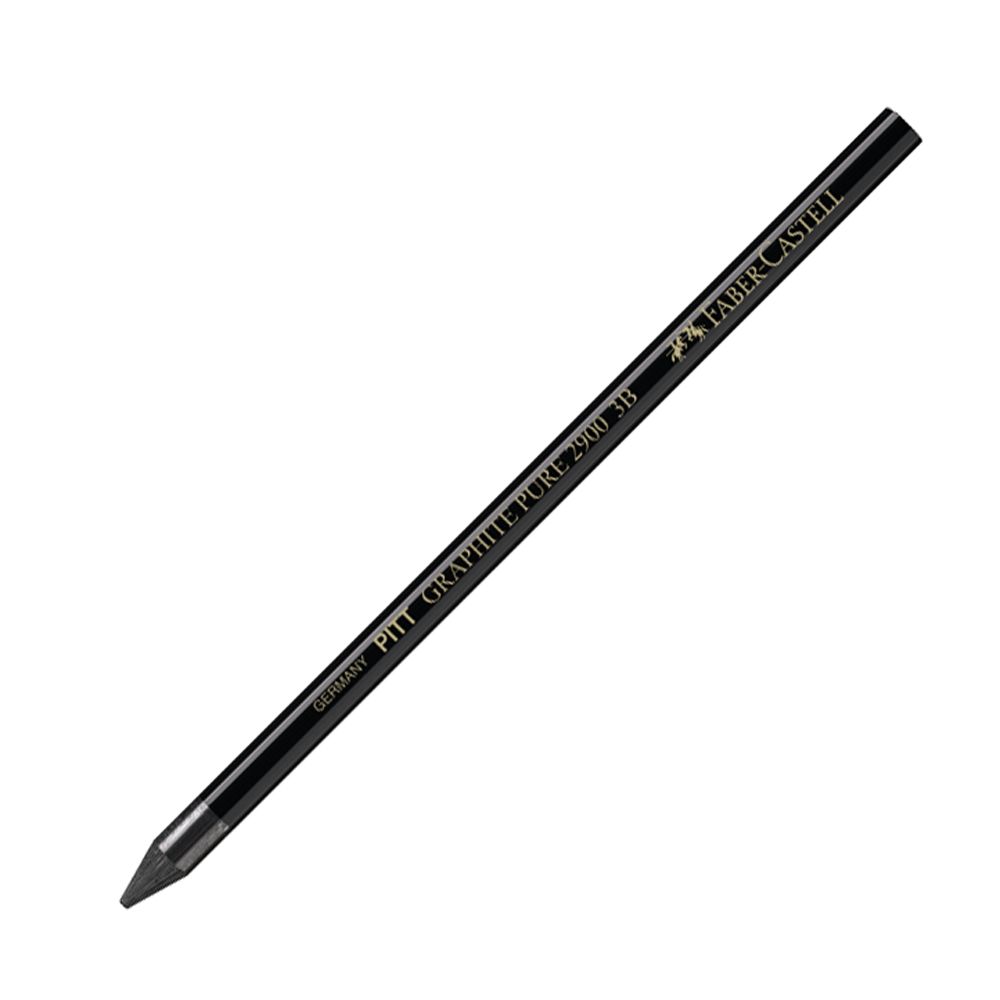 Карандаш цельнографитный PITT "Graphite Pure", 3B