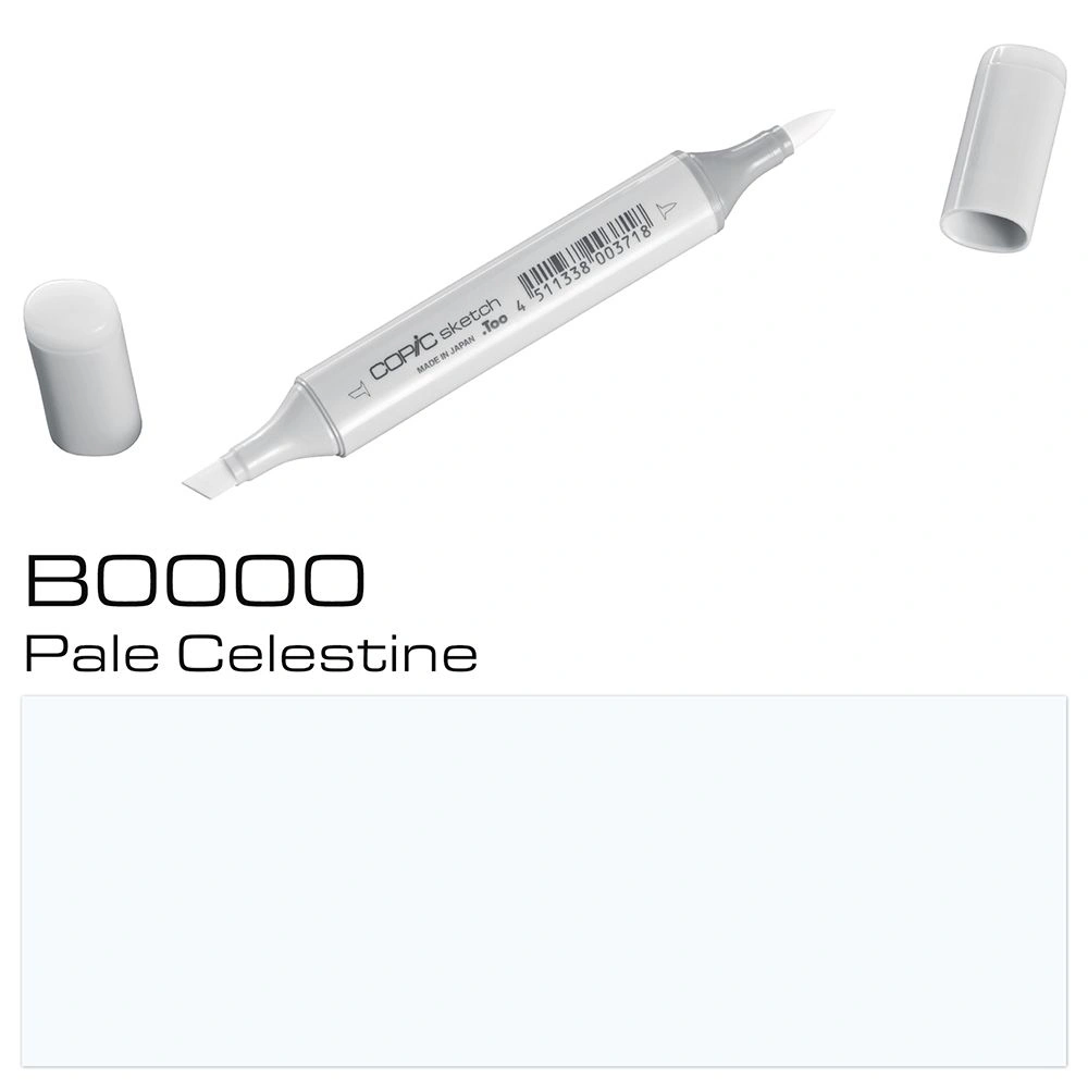 Маркер перманентный "Copic Sketch", B-0000 бледный целестин