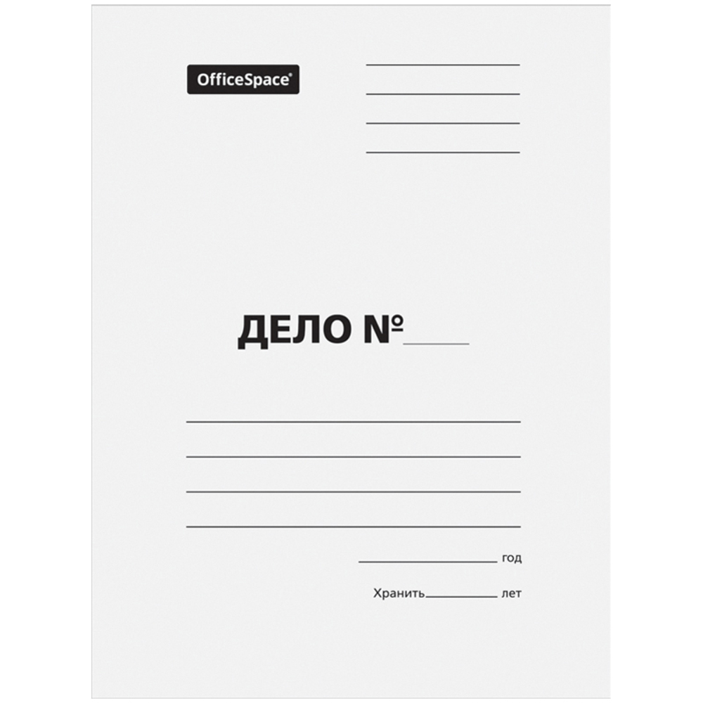 Обложка "Дело", КТ 0.44, белый