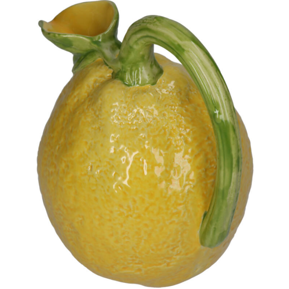 Ваза "Lemon", фаянс, желтый, зеленый - 2