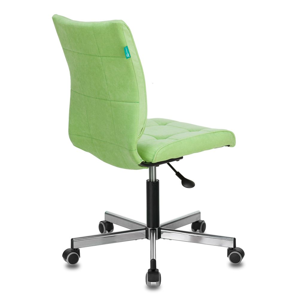 Кресло для персонала Бюрократ "СH-330M/VELV81", ткань, металл, светло-салатовый - 4