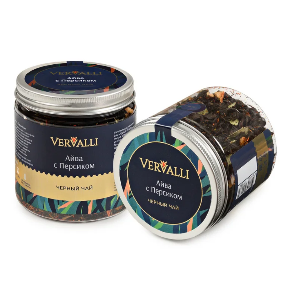 Чай Vervalli "Айва с персиком", 50 гр., черный - 2