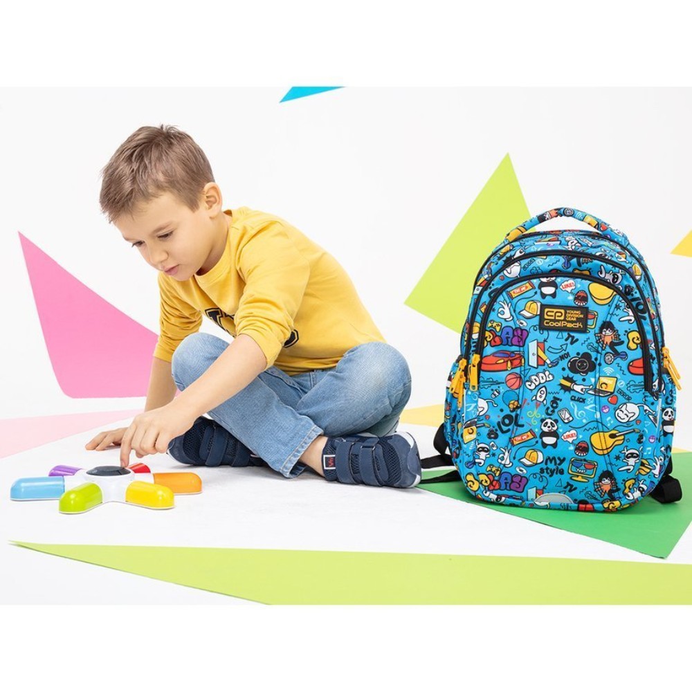 Рюкзак школьный CoolPack "Apollo", S, темно-синий - 8