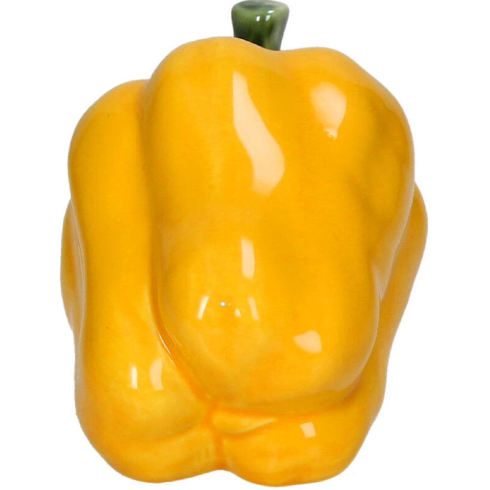 Перец декоративный "Pepper", фарфор, желтый